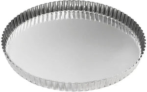 Louis Tellier - 8.66" Tin Plate Round Fluted Tart Mould - 126322