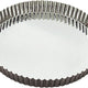 Louis Tellier - 9.44" x 8.85" x 1.37" Tin Plate Deep Round Fluted Tart Mould - 126530