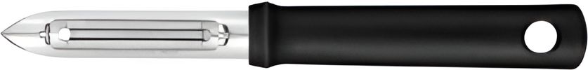 Louis Tellier - Stainless Steel Black Vertical Peeler With Straight Blade - 56 048 50 00