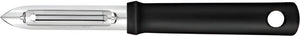 Louis Tellier - Stainless Steel Black Vertical Peeler With Straight Blade - 56 048 50 00