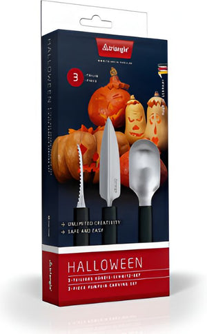 Louis Tellier - Stainless Steel Pumpkin Carving, Set Of 3 - 90 835 03 02