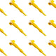 M2 Professional - 60" Jaws Yellow FibreGlass Mop Handle, 12Pc/Cs - HW-160F