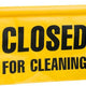 M2 Professional - "Closed for Cleaning" Hanging Door Sign - English / French, 6/Cs - WF-D9002