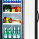 Maxx Cold - 16 Cu ft. Black Glass Single Door Merchandiser Refrigerator - MXM1-16RBHC