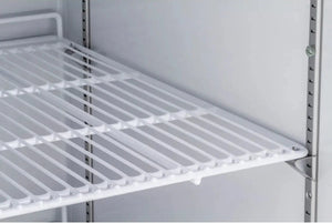 Maxx Cold - 19 cu ft. Stainless Steel Solid Single Door Top Mount Reach-In Freezer - MXCF-19FDHC