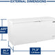 Maxx Cold - 19.4 cu. ft. Single Lid Solid Top Chest Freezer - MXSH19.4SHC