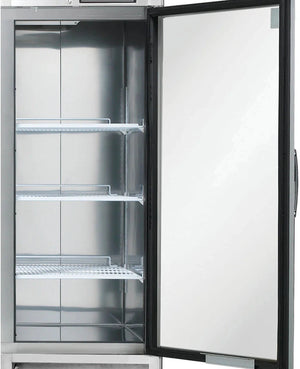 Maxx Cold - 23 cu ft. Stainless Steel Single Door Bottom Mount Reach-In Freezer - MCF-23FDHC