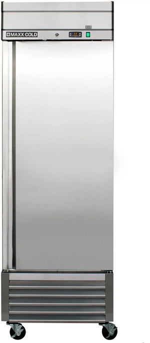 Maxx Cold - 23 cu. ft. Single and Solid Door Bottom Mount Reach-In Freezer - MXSF-23FDHC