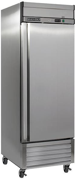 Maxx Cold - 23 cu. ft. Single and Solid Door Bottom Mount Reach-In Refrigerators - MXSR-23FDHC