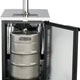 Maxx Cold - 24", 1 Barrel/Keg Black Single Tower Beer Dispenser - MXBD24-1BHC