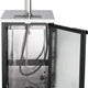 Maxx Cold - 24", 1 Barrel/Keg Black Single Tower Beer Dispenser - MXBD24-1BHC