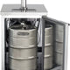 Maxx Cold - 24", 1 Barrel/Keg Stainless Steel Single Tower Beer Dispenser - MXBD24-1SHC