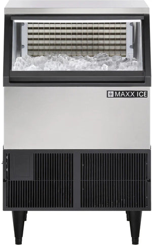 Maxx Cold - 250 lb Stainless Steel Full-Dice Self-Contained Ice Machine - MIM250