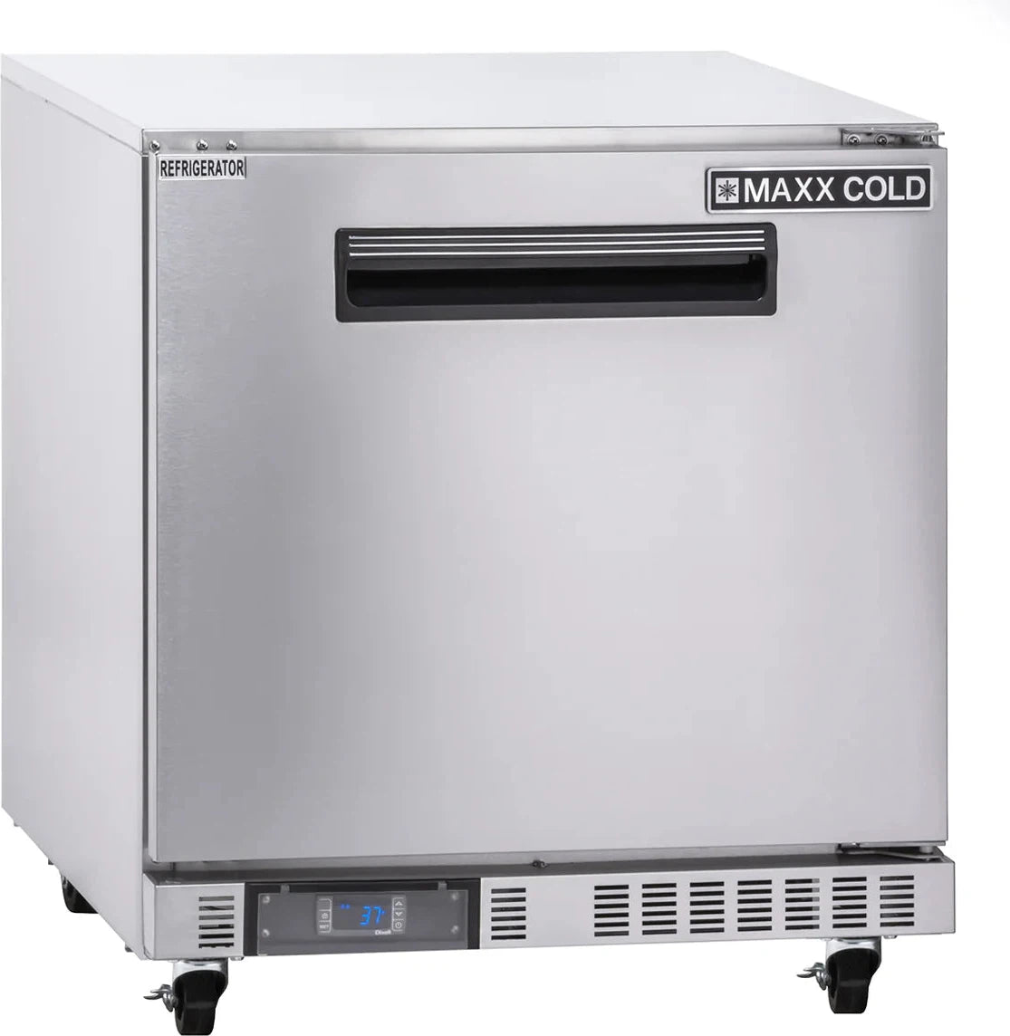 Maxx Cold - 27" Single Door Undercounter Refrigerator - MXCR27UHC