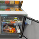 Maxx Cold - 29" Single Door Refrigerated Sandwich Prep Table - MXCR29SHC