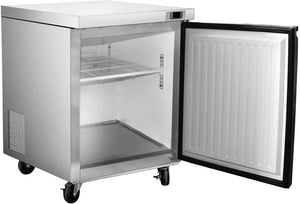 Maxx Cold - 29" Stainless Steel Single Door Undercounter Freezer - MXSF29UHC