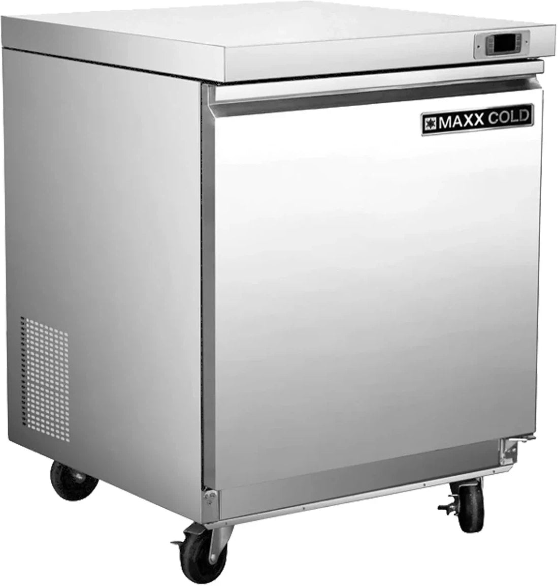 Maxx Cold - 29" Stainless Steel Single Door Undercounter Freezer - MXSF29UHC