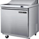 Maxx Cold - 29" Stainless Steel Single Sandwich Prep Table - MXSR29SHC