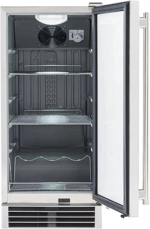 Maxx Cold - 3 cu. ft. Stainless Steel Compact Indoor Refrigerator - MCR3UHC