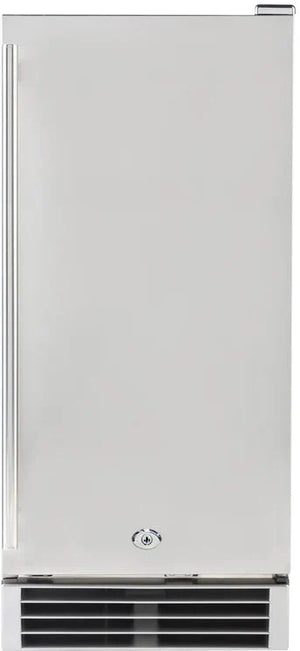 Maxx Cold - 3 cu. ft. Stainless Steel Compact Outdoor Refrigerator - MCR3U-OHC