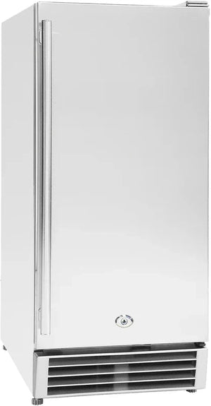 Maxx Cold - 3 cu. ft. Stainless Steel Compact Outdoor Refrigerator - MCR3U-OHC