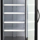 Maxx Cold - 30 Cu ft. Black Glass Single Door & Large Capacity Merchandiser Refrigerator - MXGDM-30RBHC