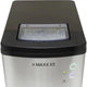 Maxx Cold - 33 lb Stainless Steel Black Ice Maker with Overpack - MAXNG30