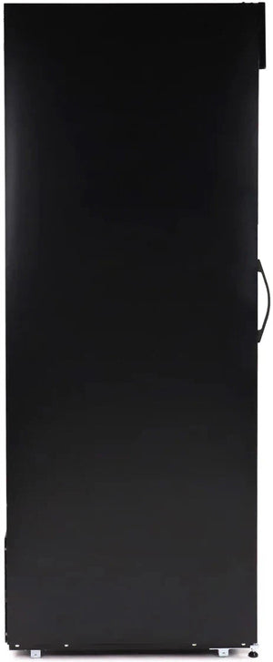 Maxx Cold - 36 Cu ft. Black Glass Double Door & Narrow Width Merchandiser Freezer - MXM2-36FBHC