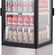 Maxx Cold - 4-Sided Glass Double Door Countertop Merchandiser Refrigerator - MECR-32D