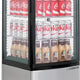 Maxx Cold - 4-Sided Glass Single Door Countertop Merchandiser Refrigerator - MECR-31D