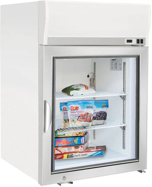 Maxx Cold - 4 cu ft. White Countertop Merchandiser Freezer - MXM1-4FHC