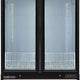 Maxx Cold - 48 Cu ft. Black Double Door Ice Storage Merchandiser Freezer - MXM2-48FHC-ICE