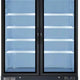 Maxx Cold - 48 Cu ft. Black Glass Double Door Merchandiser Refrigerator - MXM2-48RBHC