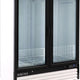 Maxx Cold - 48 Cu ft. White Glass Double Door Merchandiser Freezer - MXM2-48FHC