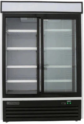 Maxx Cold - 48 Cu ft. White Merchandiser Refrigerator With Double & Sliding Glass Door - MXM2-48RSHC