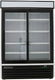 Maxx Cold - 48 Cu ft. White Merchandiser Refrigerator With Double & Sliding Glass Door - MXM2-48RSHC