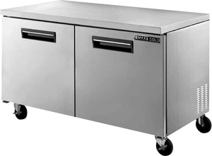 Maxx Cold - 48" Double Door Undercounter Freezer - MXCF48UHC