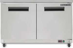 Maxx Cold - 48" Double Door Undercounter Freezer - MXCF48UHC