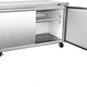 Maxx Cold - 48" Stainless Steel Double Door Undercounter Freezer - MXSF48UHC