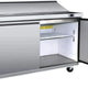 Maxx Cold - 48" Stainless Steel Double Sandwich Prep Table - MXSR48SHC