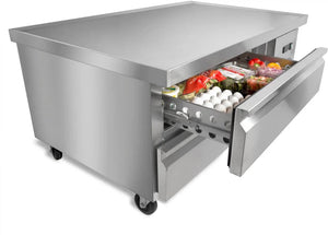 Maxx Cold - 48" Triple Two Drawer Refrigerated Chef Base - MXCB48HC