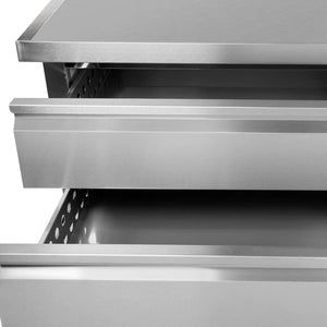 Maxx Cold - 48" Triple Two Drawer Refrigerated Chef Base - MXCB48HC