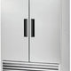 Maxx Cold - 49 cu ft. Stainless Steel Solid Double Door Bottom Mount Reach-In Freezer - MCF-49FDHC