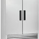 Maxx Cold - 49 cu ft. Stainless Steel Solid Double Door Bottom Mount Reach-In Refrigerator - MCR-49FDHC