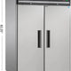 Maxx Cold - 49 cu ft. Stainless Steel Solid Double Door Top Mount Reach-In Freezers - MXCF-49FDHC