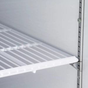 Maxx Cold - 49 cu ft. Stainless Steel Solid Double Door Top Mount Reach-In Freezers - MXCF-49FDHC