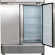 Maxx Cold - 49 cu. ft. Double and Solid Door Bottom Mount Reach-In Freezer - MXSF-49FDHC