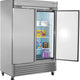 Maxx Cold - 49 cu. ft. Double and Solid Door Bottom Mount Reach-In Freezer - MXSF-49FDHC