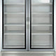 Maxx Cold - 49 cu. ft. Single and Glass Door Bottom Mount Reach-In Refrigerators - MXSR-49GDHC