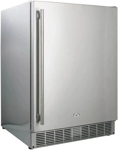 Maxx Cold - 5 cu. ft. Stainless Steel Compact Outdoor Refrigerator - MCR5U-OHC